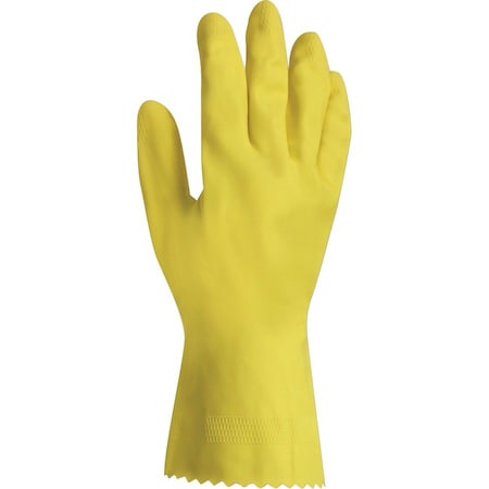 Proguard Gloves f/Cleaning, Flock-Lined, Medium, 12"L, 288/CT, YW, PK12 PGD8448MCT